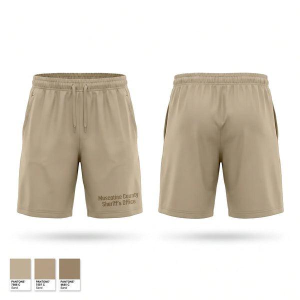 Athletic Shorts With Pockets, Muscatine County Sheriff's Office, Police, Teamtime, Team time, sublimation, custom sports apparel, team uniforms, spirit wear, spiritwear, sports uniforms, custom shirts, team store, custom team store, fundraiser sports, apparel fundraiser