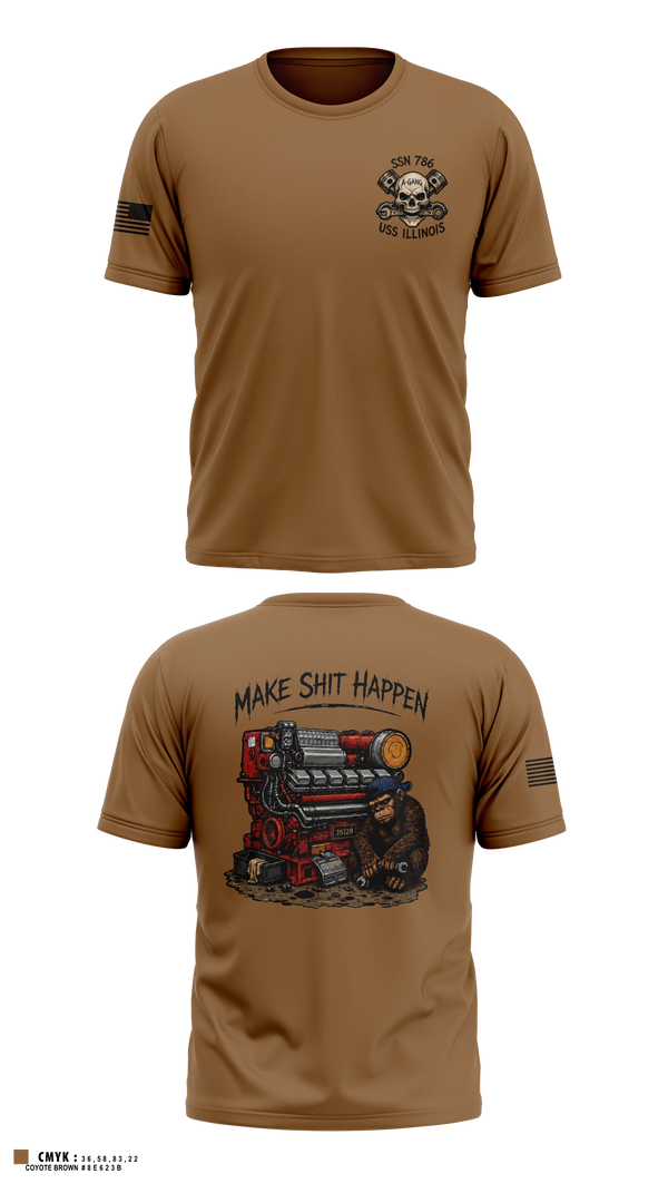 Short Sleeve Performance Shirt, A GANG, Navy, Teamtime, Team time, sublimation, custom sports apparel, team uniforms, spirit wear, spiritwear, sports uniforms, custom shirts, team store, custom team store, fundraiser sports, apparel fundraiser