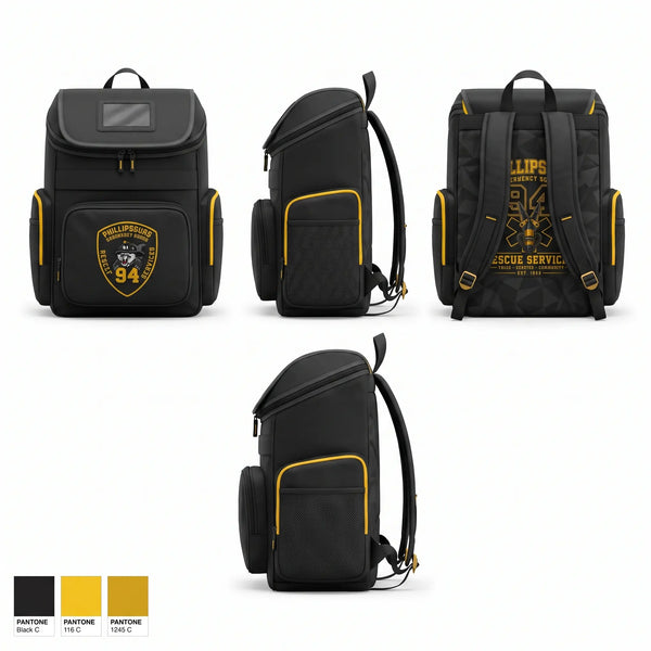 Gear Bag, Phillipsburg Emergency Squad - Rescue Services Division, EMS/EMT, Teamtime, Team time, sublimation, custom sports apparel, team uniforms, spirit wear, spiritwear, sports uniforms, custom shirts, team store, custom team store, fundraiser sports, apparel fundraiser