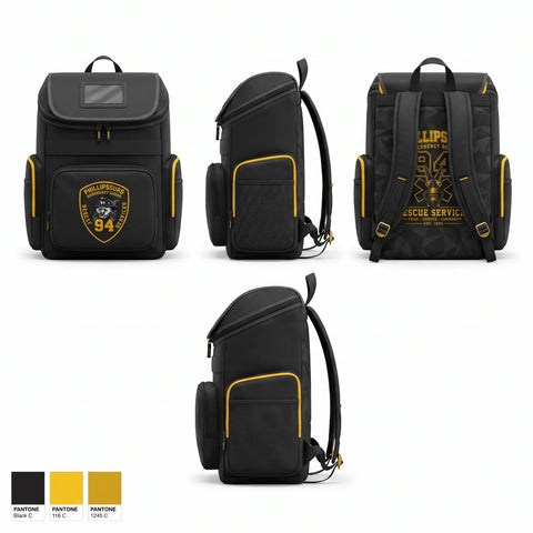 Gear Bag, Phillipsburg Emergency Squad - Rescue Services Division, EMS/EMT, Teamtime, Team time, sublimation, custom sports apparel, team uniforms, spirit wear, spiritwear, sports uniforms, custom shirts, team store, custom team store, fundraiser sports, apparel fundraiser