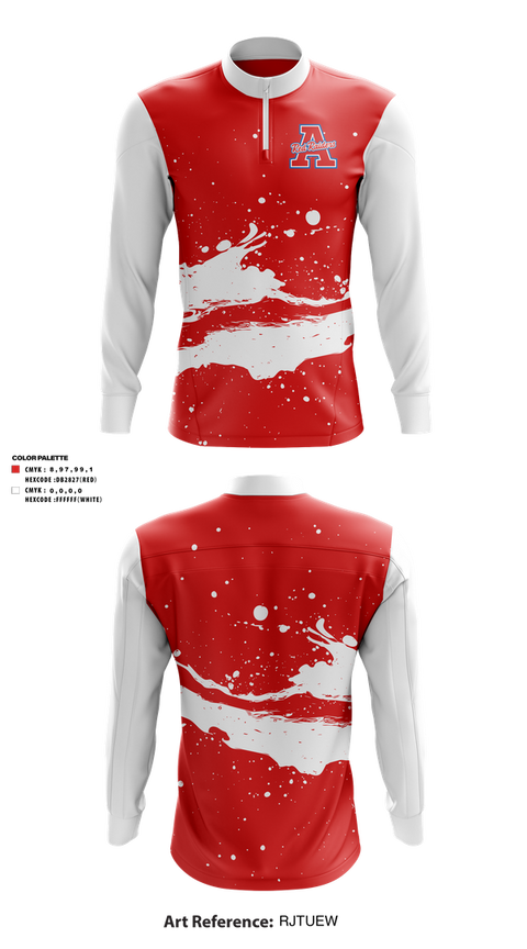 Quarter Zip Jacket, TW ANDREWS, , Teamtime, Team time, sublimation, custom sports apparel, team uniforms, spirit wear, spiritwear, sports uniforms, custom shirts, team store, custom team store, fundraiser sports, apparel fundraiser