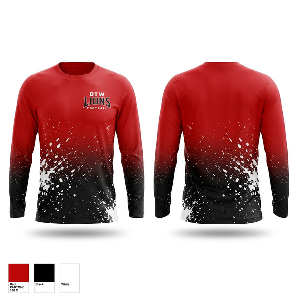 Long Sleeve Performance Shirt, Booker T. Washington, , Teamtime, Team time, sublimation, custom sports apparel, team uniforms, spirit wear, spiritwear, sports uniforms, custom shirts, team store, custom team store, fundraiser sports, apparel fundraiser