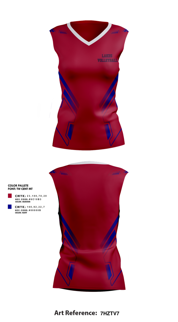 Sleeveless Performance Shirt, Lakes Volleyball, Women's Volleyball, Teamtime, Team time, sublimation, custom sports apparel, team uniforms, spirit wear, spiritwear, sports uniforms, custom shirts, team store, custom team store, fundraiser sports, apparel fundraiser