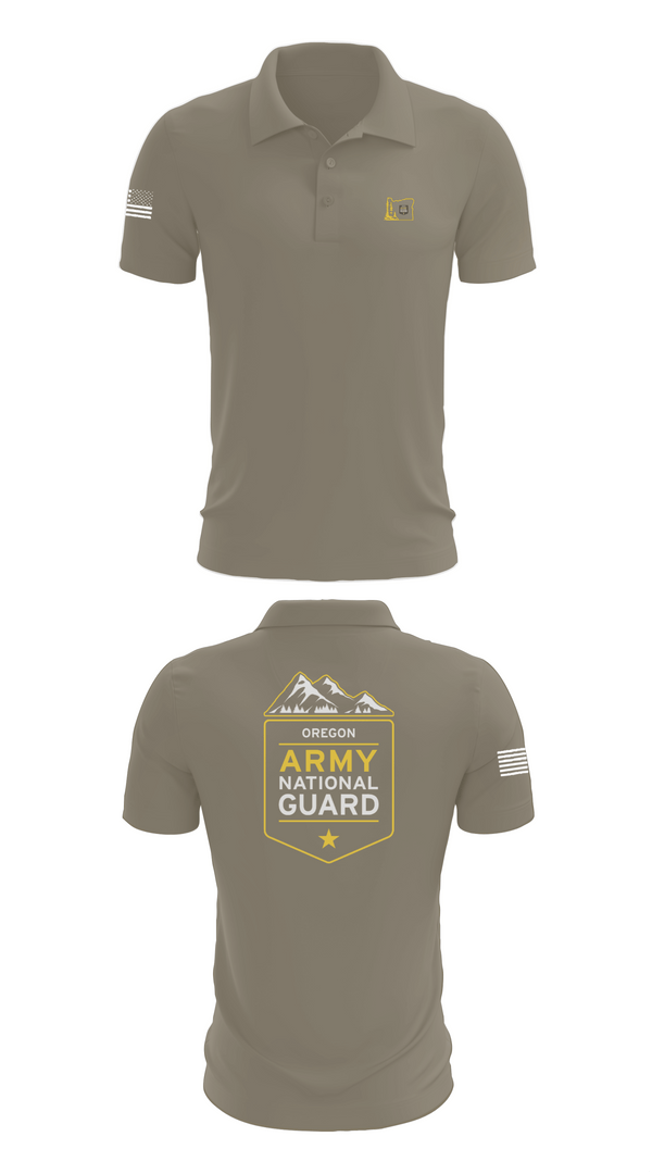 Short Sleeve Performance Polo, Oregon Army National Guard, National Guard, Teamtime, Team time, sublimation, custom sports apparel, team uniforms, spirit wear, spiritwear, sports uniforms, custom shirts, team store, custom team store, fundraiser sports, apparel fundraiser