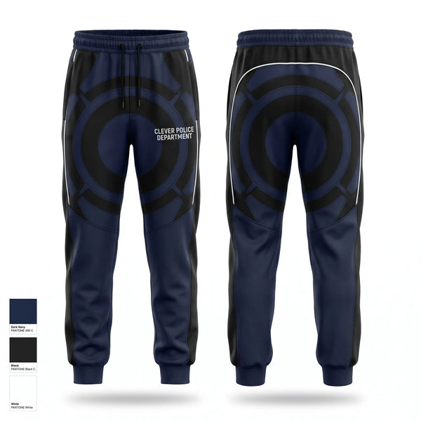 Sweatpants, Clever Police Department, Police, Teamtime, Team time, sublimation, custom sports apparel, team uniforms, spirit wear, spiritwear, sports uniforms, custom shirts, team store, custom team store, fundraiser sports, apparel fundraiser