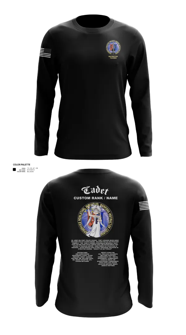 Long Sleeve Performance Shirt, Fort Leonard Wood Basic Military Police Schoolhouse Instructors & Faculty, , Teamtime, Team time, sublimation, custom sports apparel, team uniforms, spirit wear, spiritwear, sports uniforms, custom shirts, team store, custom team store, fundraiser sports, apparel fundraiser