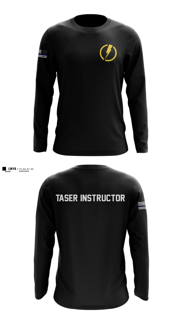 Long Sleeve Performance Shirt, U.S. Capitol Police Taser Instructors, Police, Teamtime, Team time, sublimation, custom sports apparel, team uniforms, spirit wear, spiritwear, sports uniforms, custom shirts, team store, custom team store, fundraiser sports, apparel fundraiser