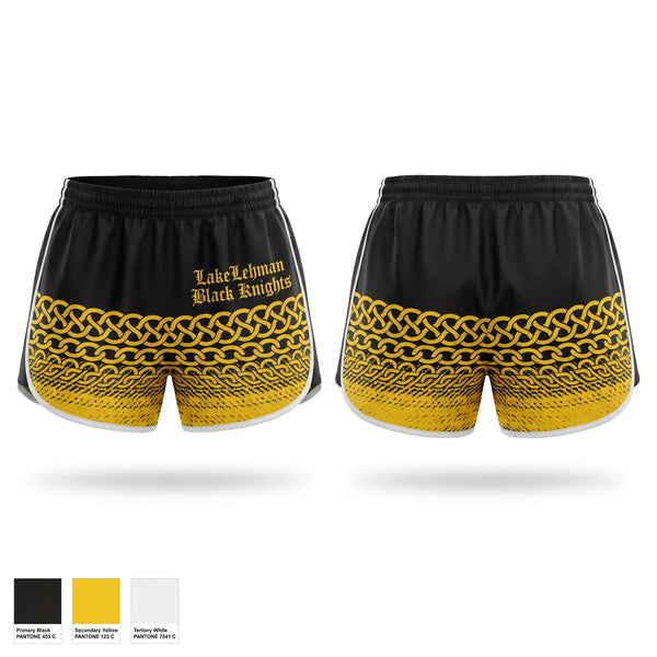 Womens Shorts, Lake-Lehman Black Knights, Men's Basketball, Teamtime, Team time, sublimation, custom sports apparel, team uniforms, spirit wear, spiritwear, sports uniforms, custom shirts, team store, custom team store, fundraiser sports, apparel fundraiser