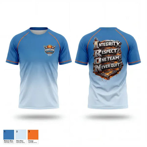 Short Sleeve Performance Shirt, Iron Hoops, Men's Basketball, Teamtime, Team time, sublimation, custom sports apparel, team uniforms, spirit wear, spiritwear, sports uniforms, custom shirts, team store, custom team store, fundraiser sports, apparel fundraiser