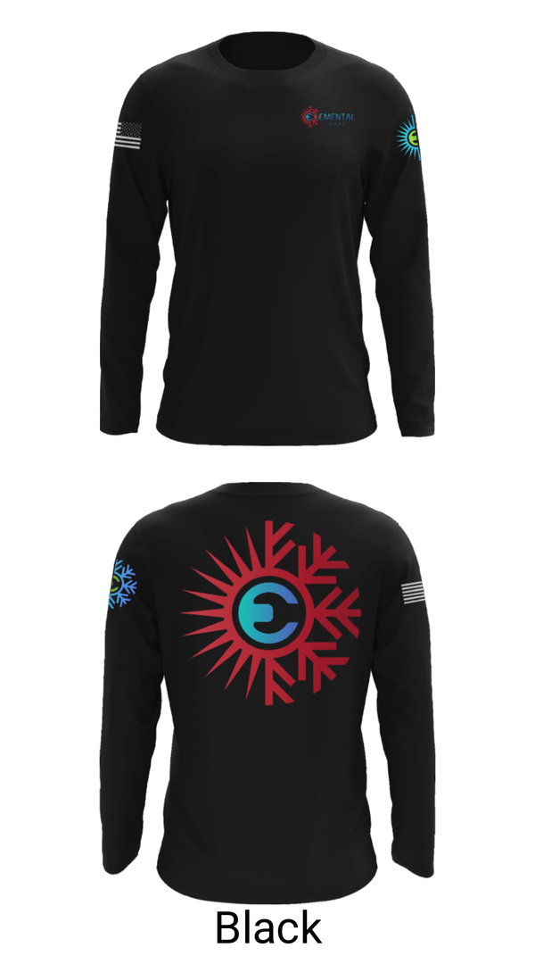 Long Sleeve Performance Shirt, Elemental HVAC, , Teamtime, Team time, sublimation, custom sports apparel, team uniforms, spirit wear, spiritwear, sports uniforms, custom shirts, team store, custom team store, fundraiser sports, apparel fundraiser