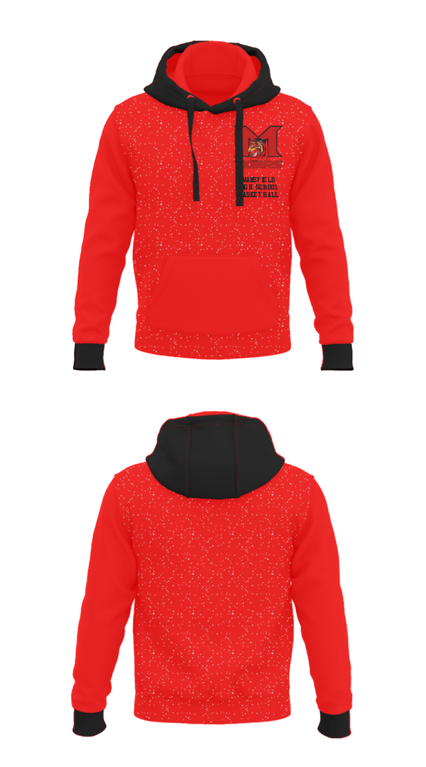 Hoodie, Mansfield High School Basketball, Men's Basketball, Teamtime, Team time, sublimation, custom sports apparel, team uniforms, spirit wear, spiritwear, sports uniforms, custom shirts, team store, custom team store, fundraiser sports, apparel fundraiser
