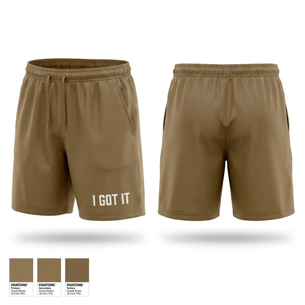 Athletic Shorts With Pockets, I GOT IT, Army, Teamtime, Team time, sublimation, custom sports apparel, team uniforms, spirit wear, spiritwear, sports uniforms, custom shirts, team store, custom team store, fundraiser sports, apparel fundraiser