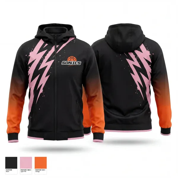 Windbreaker, Sonics, Women's Basketball, Teamtime, Team time, sublimation, custom sports apparel, team uniforms, spirit wear, spiritwear, sports uniforms, custom shirts, team store, custom team store, fundraiser sports, apparel fundraiser