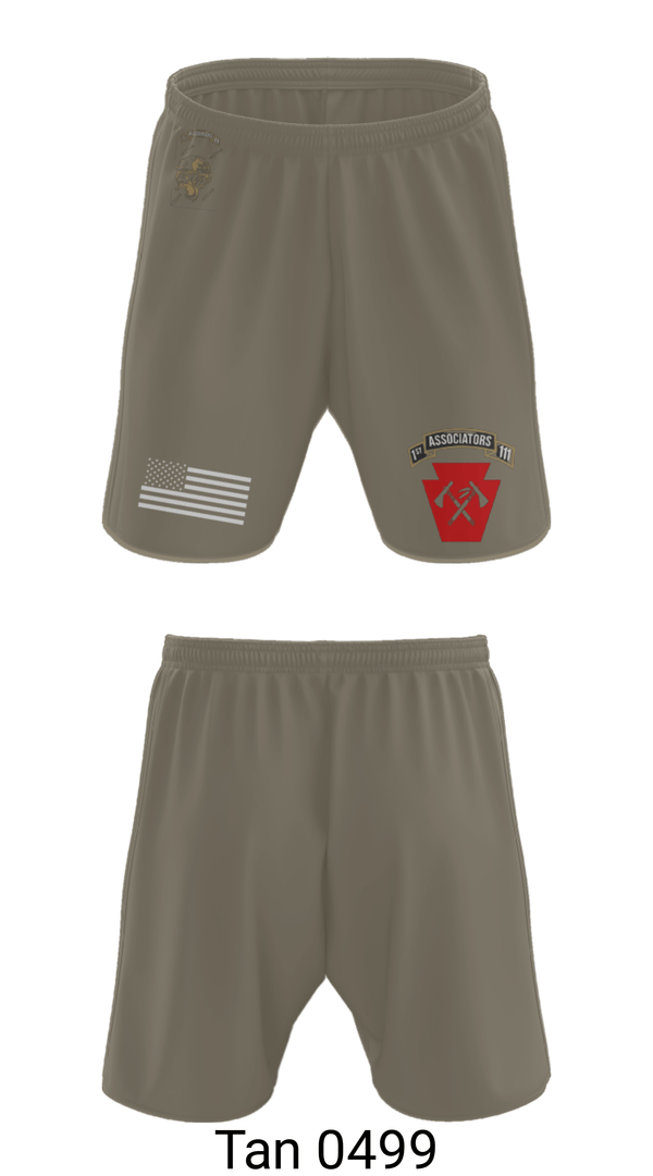 Athletic Shorts With Pockets, 1-111th IN BN 38506759, Army, Teamtime, Team time, sublimation, custom sports apparel, team uniforms, spirit wear, spiritwear, sports uniforms, custom shirts, team store, custom team store, fundraiser sports, apparel fundraiser
