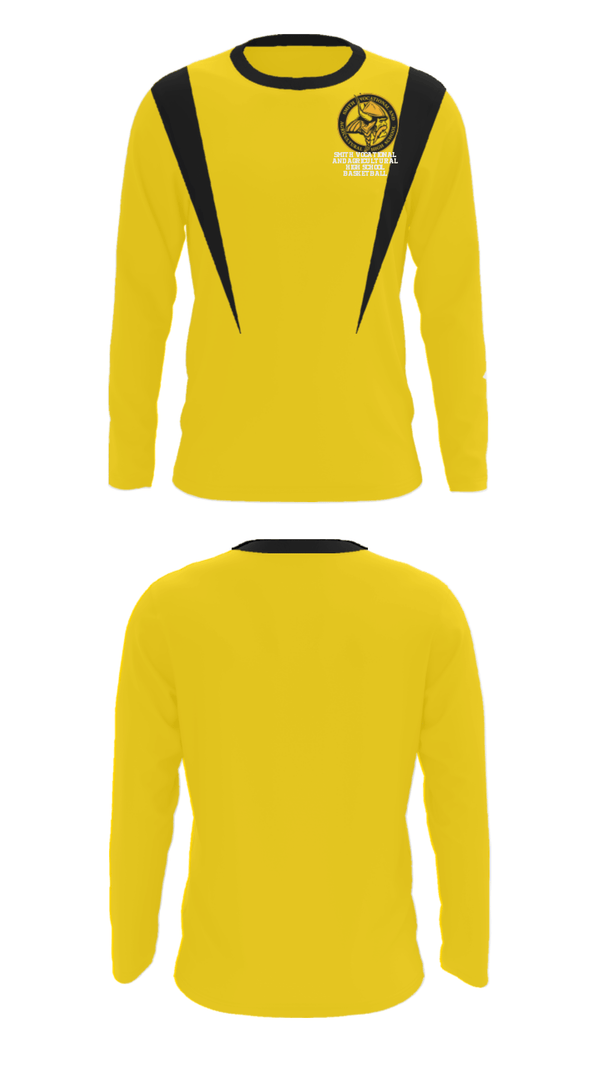 Long Sleeve Performance Shirt, Smith Vocational and Agricultural High School Basketball, Women's Basketball, Teamtime, Team time, sublimation, custom sports apparel, team uniforms, spirit wear, spiritwear, sports uniforms, custom shirts, team store, custom team store, fundraiser sports, apparel fundraiser