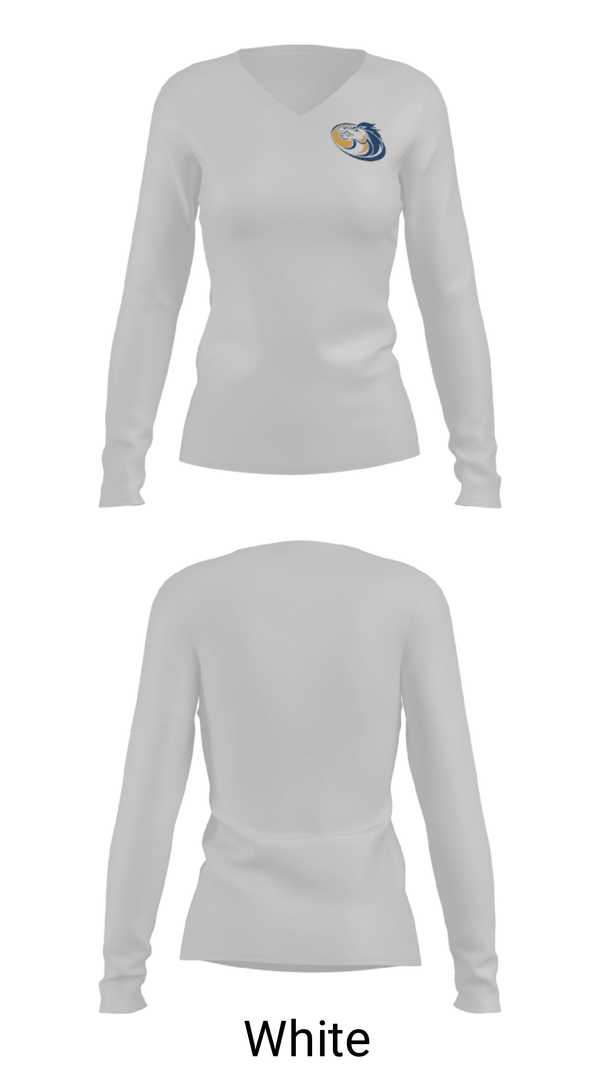 Women's Long Sleeve Vneck Shirt, Sahuarita High School Basketball, Men's Basketball, Teamtime, Team time, sublimation, custom sports apparel, team uniforms, spirit wear, spiritwear, sports uniforms, custom shirts, team store, custom team store, fundraiser sports, apparel fundraiser