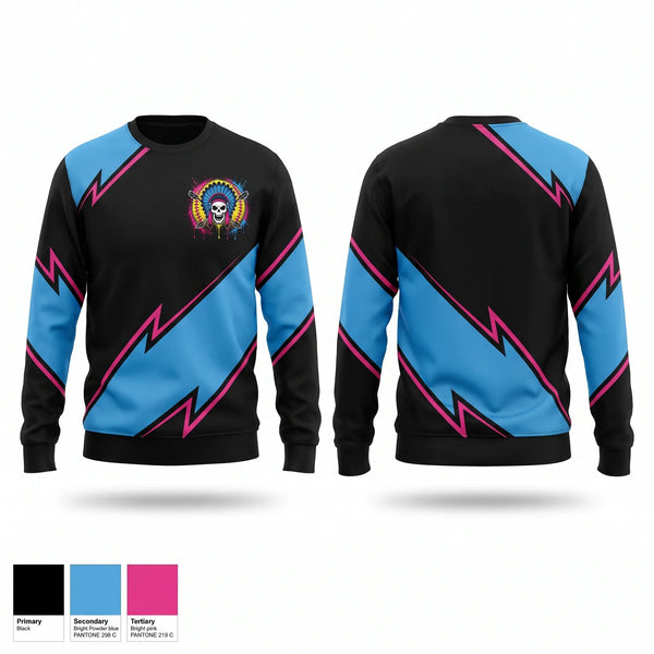 Crew Neck Sweatshirt, WV Savage, Softball, Teamtime, Team time, sublimation, custom sports apparel, team uniforms, spirit wear, spiritwear, sports uniforms, custom shirts, team store, custom team store, fundraiser sports, apparel fundraiser