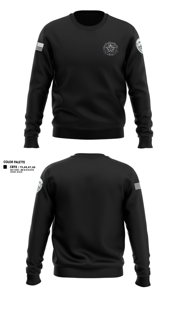 Crew Neck Sweatshirt, Lonestar Security and Investigations, LLC, Police, Teamtime, Team time, sublimation, custom sports apparel, team uniforms, spirit wear, spiritwear, sports uniforms, custom shirts, team store, custom team store, fundraiser sports, apparel fundraiser