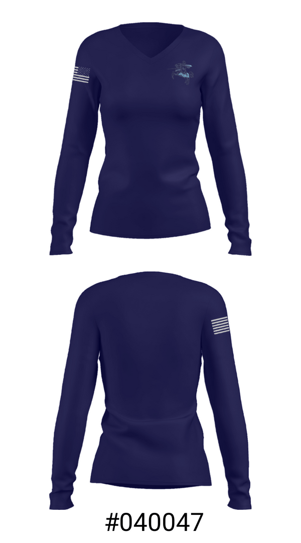 Women's Long Sleeve Vneck Shirt, Parkersburg Catholic High School, Spirit Store, Teamtime, Team time, sublimation, custom sports apparel, team uniforms, spirit wear, spiritwear, sports uniforms, custom shirts, team store, custom team store, fundraiser sports, apparel fundraiser
