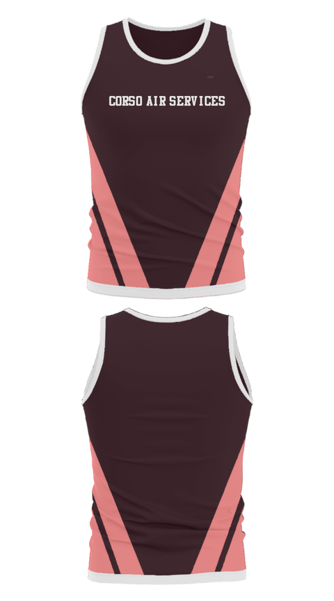 Tank Top, Corso Air Services, , Teamtime, Team time, sublimation, custom sports apparel, team uniforms, spirit wear, spiritwear, sports uniforms, custom shirts, team store, custom team store, fundraiser sports, apparel fundraiser