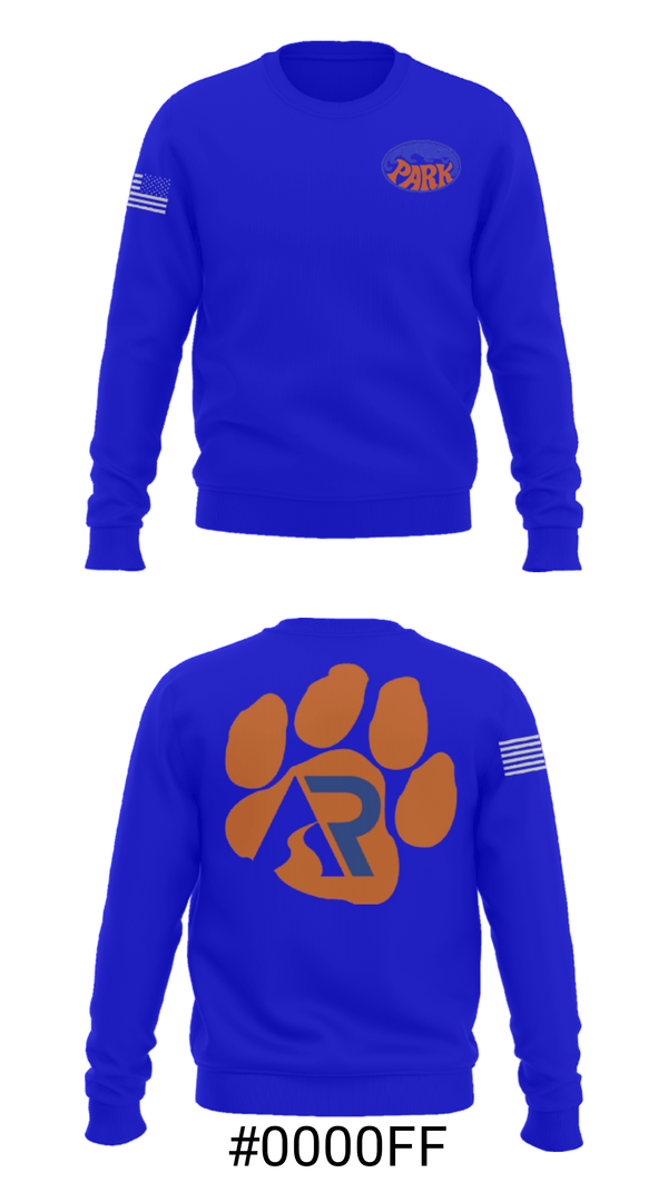 Crew Neck Sweatshirt, Washington Park High School Basketball, Women's Basketball, Teamtime, Team time, sublimation, custom sports apparel, team uniforms, spirit wear, spiritwear, sports uniforms, custom shirts, team store, custom team store, fundraiser sports, apparel fundraiser