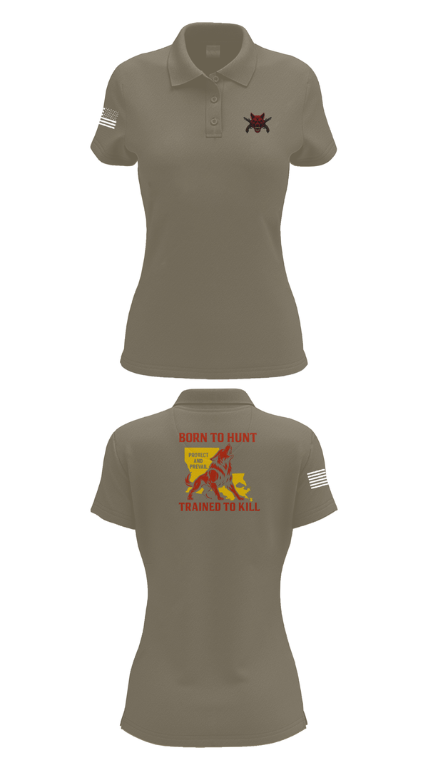 Womens Short Sleeve Performance Polo, 239th Military Police Company, , Teamtime, Team time, sublimation, custom sports apparel, team uniforms, spirit wear, spiritwear, sports uniforms, custom shirts, team store, custom team store, fundraiser sports, apparel fundraiser