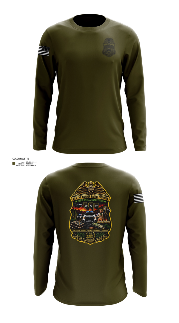 Long Sleeve Performance Shirt, Field intelligence team, Police, Teamtime, Team time, sublimation, custom sports apparel, team uniforms, spirit wear, spiritwear, sports uniforms, custom shirts, team store, custom team store, fundraiser sports, apparel fundraiser