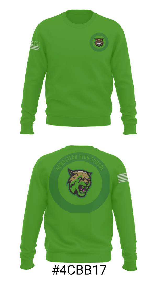 Crew Neck Sweatshirt, Hempstead High School Basketball, Women's Basketball, Teamtime, Team time, sublimation, custom sports apparel, team uniforms, spirit wear, spiritwear, sports uniforms, custom shirts, team store, custom team store, fundraiser sports, apparel fundraiser