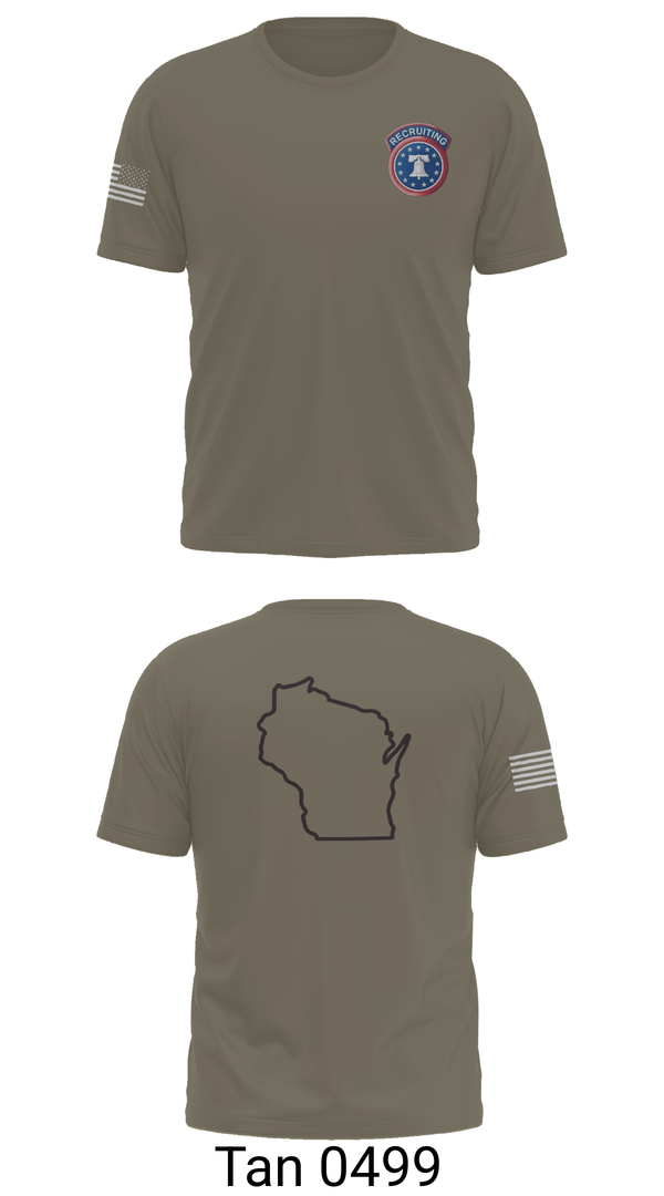 Short Sleeve Performance Shirt, Waukesha recruiting station, Army, Teamtime, Team time, sublimation, custom sports apparel, team uniforms, spirit wear, spiritwear, sports uniforms, custom shirts, team store, custom team store, fundraiser sports, apparel fundraiser