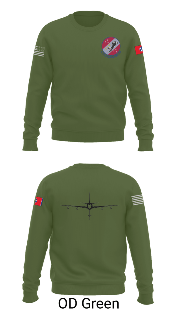 Crew Neck Sweatshirt, 151st Air Refueling Squadron, Air Force, Teamtime, Team time, sublimation, custom sports apparel, team uniforms, spirit wear, spiritwear, sports uniforms, custom shirts, team store, custom team store, fundraiser sports, apparel fundraiser