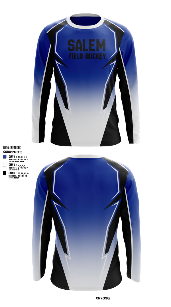 Long Sleeve Performance Shirt, Salem High School Field Hockey, Field Hockey, Teamtime, Team time, sublimation, custom sports apparel, team uniforms, spirit wear, spiritwear, sports uniforms, custom shirts, team store, custom team store, fundraiser sports, apparel fundraiser