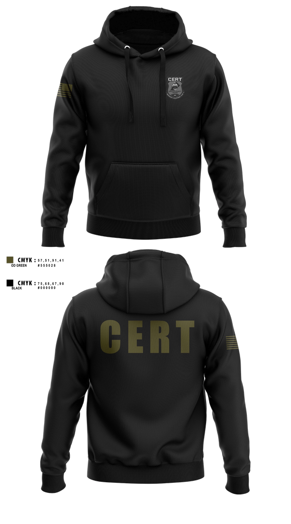 Hoodie, Chester County Prison Emergency Response Team CERT, Police, Teamtime, Team time, sublimation, custom sports apparel, team uniforms, spirit wear, spiritwear, sports uniforms, custom shirts, team store, custom team store, fundraiser sports, apparel fundraiser
