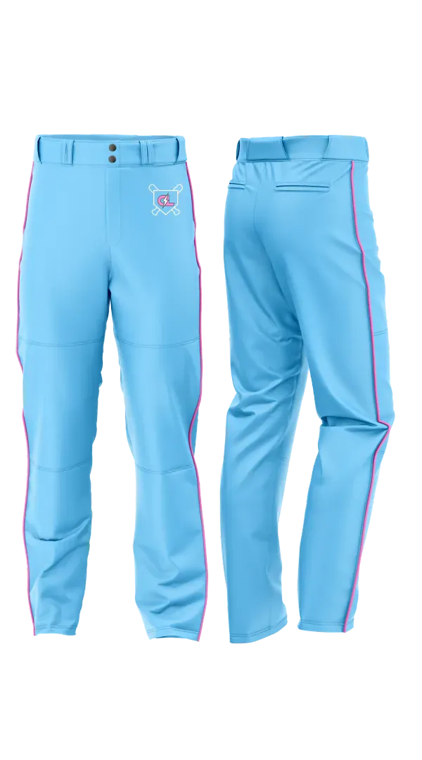 Baseball Pants, Carolina lightning, Baseball, Teamtime, Team time, sublimation, custom sports apparel, team uniforms, spirit wear, spiritwear, sports uniforms, custom shirts, team store, custom team store, fundraiser sports, apparel fundraiser