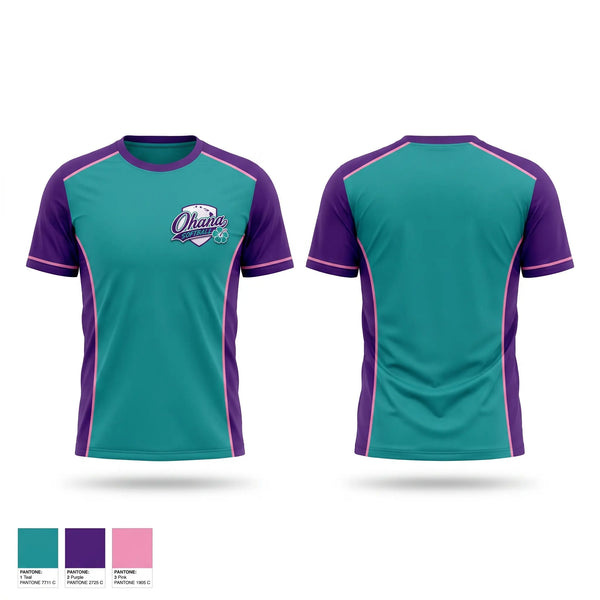 Short Sleeve Performance Shirt, Ohana, Softball, Teamtime, Team time, sublimation, custom sports apparel, team uniforms, spirit wear, spiritwear, sports uniforms, custom shirts, team store, custom team store, fundraiser sports, apparel fundraiser