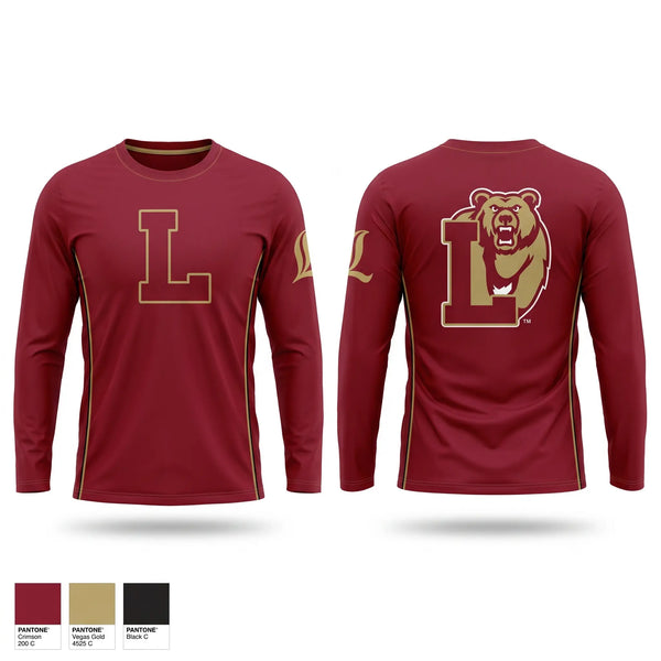Long Sleeve Performance Shirt, Logan High School, Baseball, Teamtime, Team time, sublimation, custom sports apparel, team uniforms, spirit wear, spiritwear, sports uniforms, custom shirts, team store, custom team store, fundraiser sports, apparel fundraiser