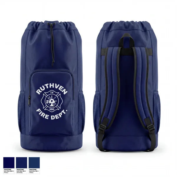 Gear Bag, Ruthven Fire Department, Fire Department, Teamtime, Team time, sublimation, custom sports apparel, team uniforms, spirit wear, spiritwear, sports uniforms, custom shirts, team store, custom team store, fundraiser sports, apparel fundraiser