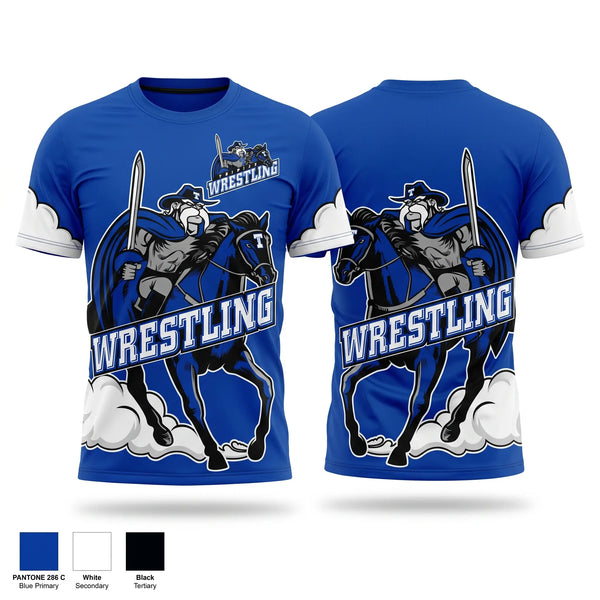 Short Sleeve Performance Shirt, Trinity High School Wrestling, Wrestling, Teamtime, Team time, sublimation, custom sports apparel, team uniforms, spirit wear, spiritwear, sports uniforms, custom shirts, team store, custom team store, fundraiser sports, apparel fundraiser