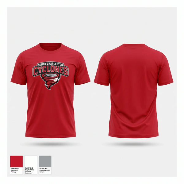 Short Sleeve Performance Shirt, South Charleston Cyclones, Baseball, Teamtime, Team time, sublimation, custom sports apparel, team uniforms, spirit wear, spiritwear, sports uniforms, custom shirts, team store, custom team store, fundraiser sports, apparel fundraiser