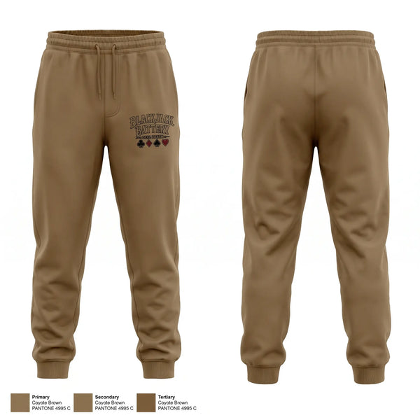 Sweatpants, Blackjack 1-10FA, Army, Teamtime, Team time, sublimation, custom sports apparel, team uniforms, spirit wear, spiritwear, sports uniforms, custom shirts, team store, custom team store, fundraiser sports, apparel fundraiser