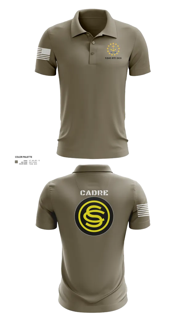 Short Sleeve Performance Polo, 1/243 RTI OCS, , Teamtime, Team time, sublimation, custom sports apparel, team uniforms, spirit wear, spiritwear, sports uniforms, custom shirts, team store, custom team store, fundraiser sports, apparel fundraiser
