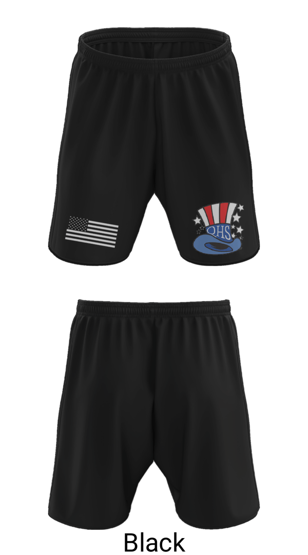 Athletic Shorts With Pockets, Quincy High School Swimming, Swimming, Teamtime, Team time, sublimation, custom sports apparel, team uniforms, spirit wear, spiritwear, sports uniforms, custom shirts, team store, custom team store, fundraiser sports, apparel fundraiser