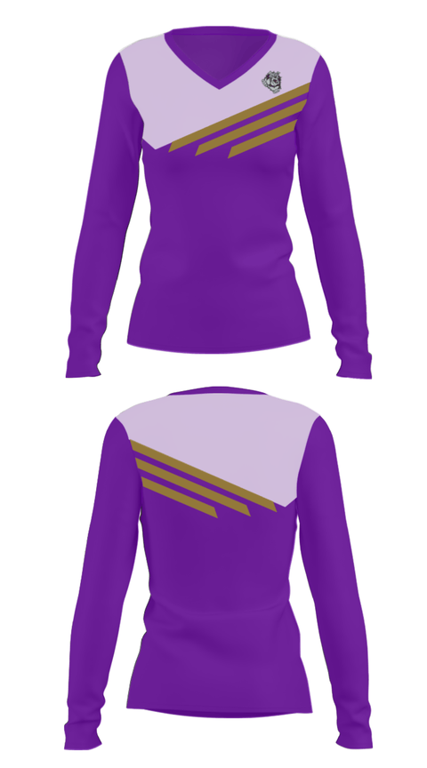Women's Long Sleeve Vneck Shirt, Eustace High School Basketball, Women's Basketball, Teamtime, Team time, sublimation, custom sports apparel, team uniforms, spirit wear, spiritwear, sports uniforms, custom shirts, team store, custom team store, fundraiser sports, apparel fundraiser