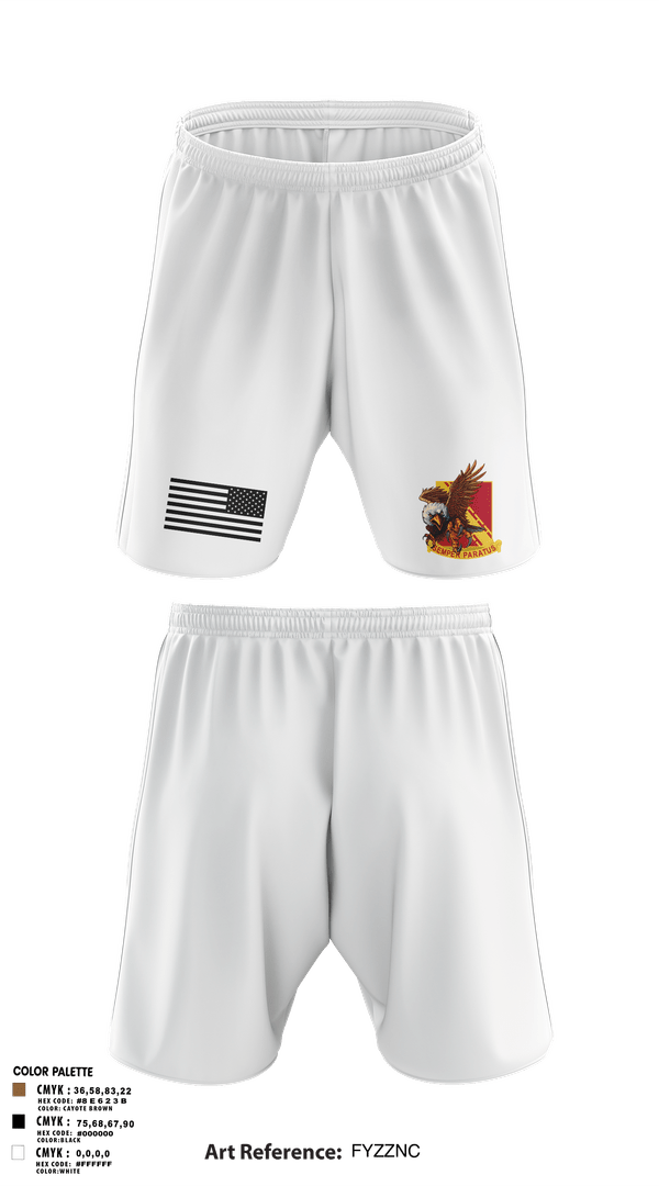Athletic Shorts With Pockets, Alpha Battery 5-52 BN, , Teamtime, Team time, sublimation, custom sports apparel, team uniforms, spirit wear, spiritwear, sports uniforms, custom shirts, team store, custom team store, fundraiser sports, apparel fundraiser