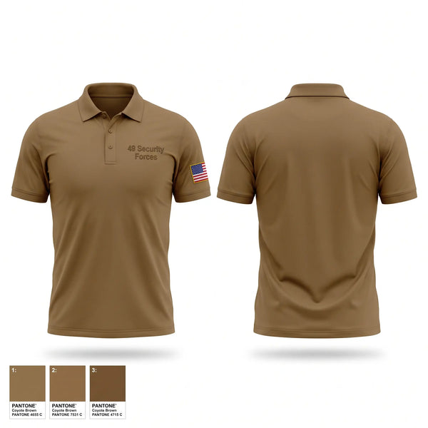 Short Sleeve Performance Polo, 49 Security Forces, Air Force, Teamtime, Team time, sublimation, custom sports apparel, team uniforms, spirit wear, spiritwear, sports uniforms, custom shirts, team store, custom team store, fundraiser sports, apparel fundraiser