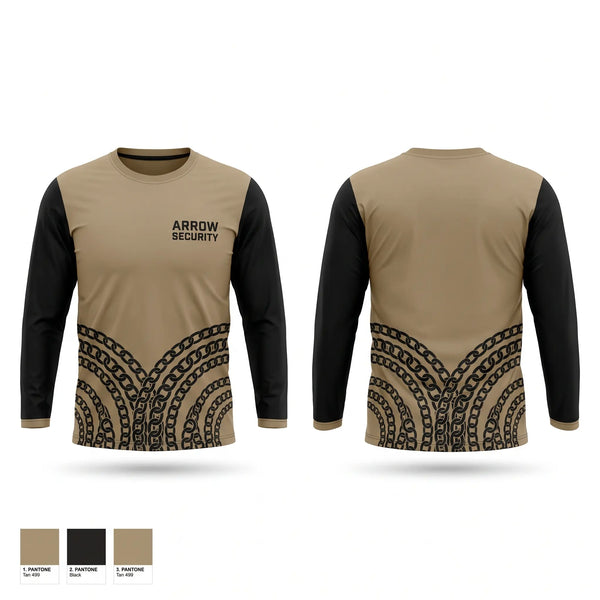 Long Sleeve Performance Shirt, ARROW SECURITY, , Teamtime, Team time, sublimation, custom sports apparel, team uniforms, spirit wear, spiritwear, sports uniforms, custom shirts, team store, custom team store, fundraiser sports, apparel fundraiser