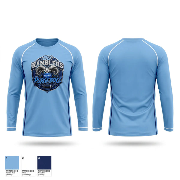 Long Sleeve Performance Shirt, Hampton Roads Ramblers, , Teamtime, Team time, sublimation, custom sports apparel, team uniforms, spirit wear, spiritwear, sports uniforms, custom shirts, team store, custom team store, fundraiser sports, apparel fundraiser