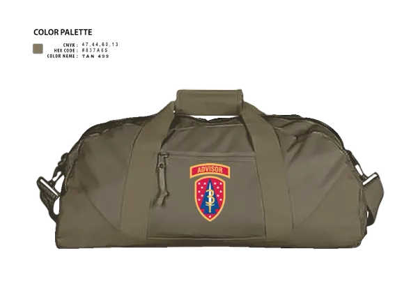 Duffle Bag, HHB 4th BN, 3rd SFAB, , Teamtime, Team time, sublimation, custom sports apparel, team uniforms, spirit wear, spiritwear, sports uniforms, custom shirts, team store, custom team store, fundraiser sports, apparel fundraiser