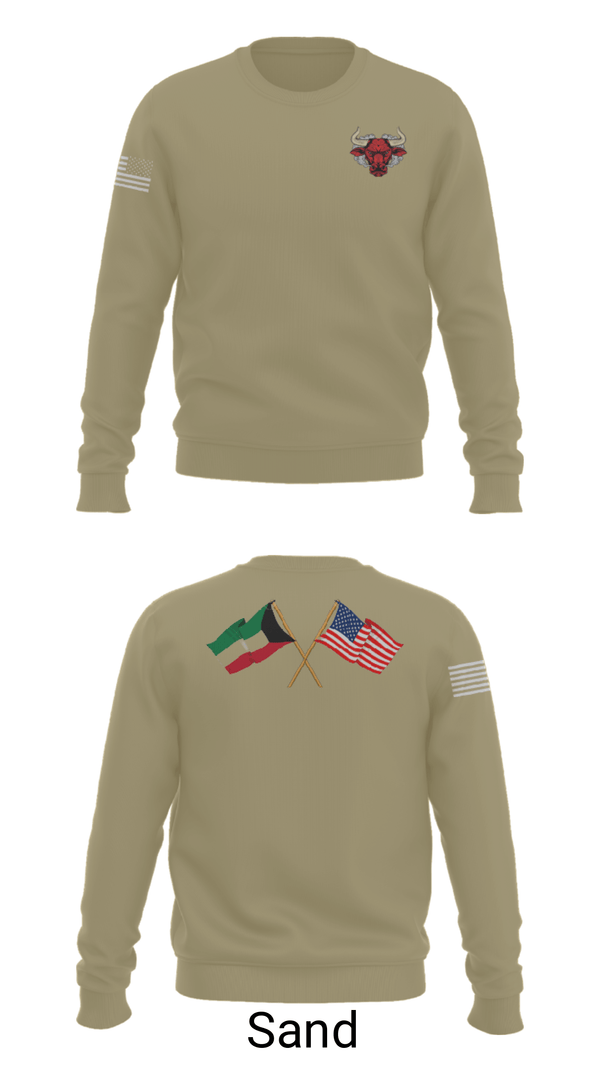 Crew Neck Sweatshirt, 802 OD, Army, Teamtime, Team time, sublimation, custom sports apparel, team uniforms, spirit wear, spiritwear, sports uniforms, custom shirts, team store, custom team store, fundraiser sports, apparel fundraiser