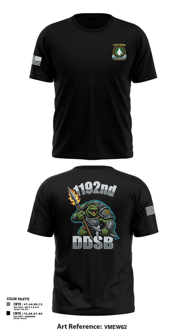 Old School Cotton Feel Shirt, 1192nd DDSB, Army, Teamtime, Team time, sublimation, custom sports apparel, team uniforms, spirit wear, spiritwear, sports uniforms, custom shirts, team store, custom team store, fundraiser sports, apparel fundraiser