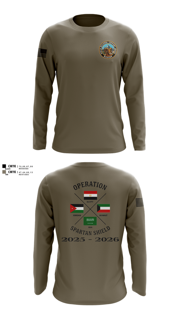 Long Sleeve Performance Shirt, 650th RSG, Army, Teamtime, Team time, sublimation, custom sports apparel, team uniforms, spirit wear, spiritwear, sports uniforms, custom shirts, team store, custom team store, fundraiser sports, apparel fundraiser